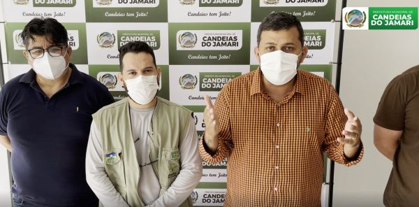 Prefeito recebe Géologo do Estado que iniciará os Estudos no Município