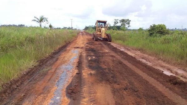 Prefeitura continua os trabalhos de recuperação na LP 45