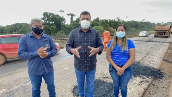 Prefeito acompanha recuperação da Ponte sobre o Rio Candeias