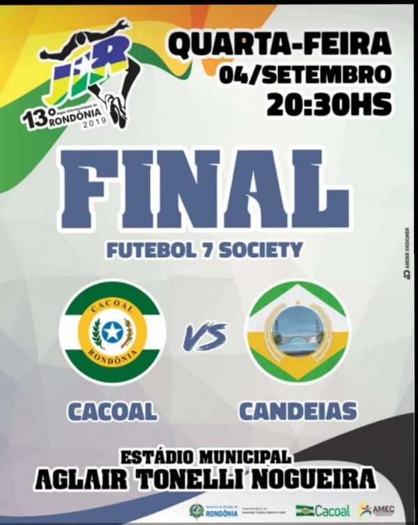 Candeias joga contra Cacoal nesta quarta-feira pela final do JIR