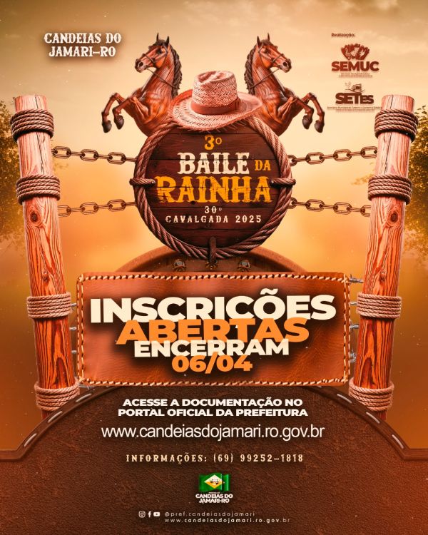 DOCUMENTAÇÃO DISPONÍVEL – 3º BAILE DA RAINHA