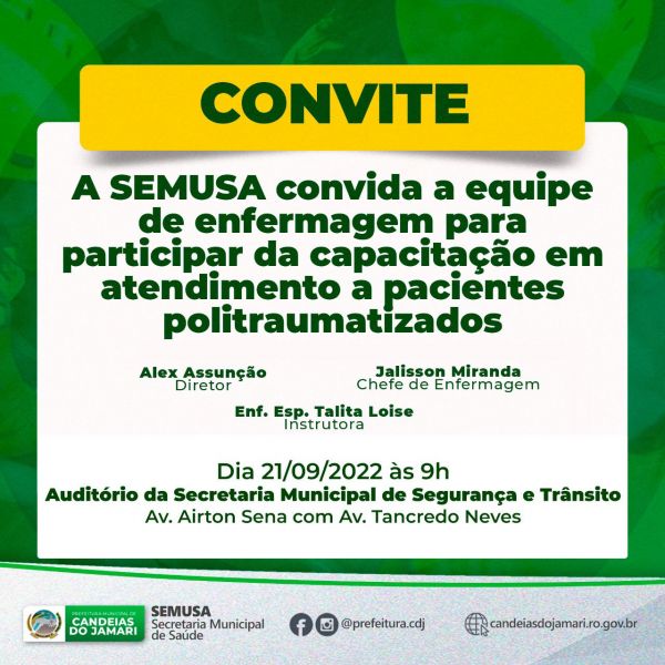 HPP promove capacitação para equipe de enfermagem sobre pacientes politraumatizados