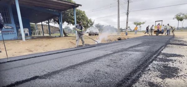 TRIUNFO: Avenida dos Estudantes começa ser Asfaltada