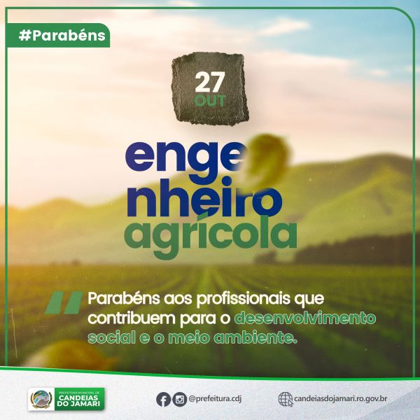 Dia do Engenheiro Agrícola