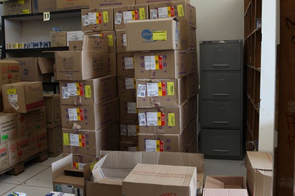 Semusa recebe medicamentos para as unidades de saúde