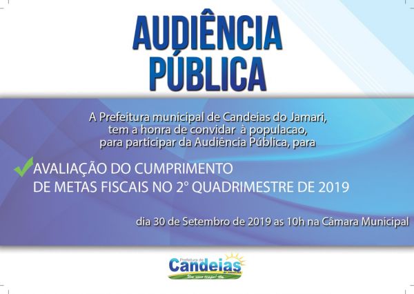 AUDIÊNCIA PÚBLICA