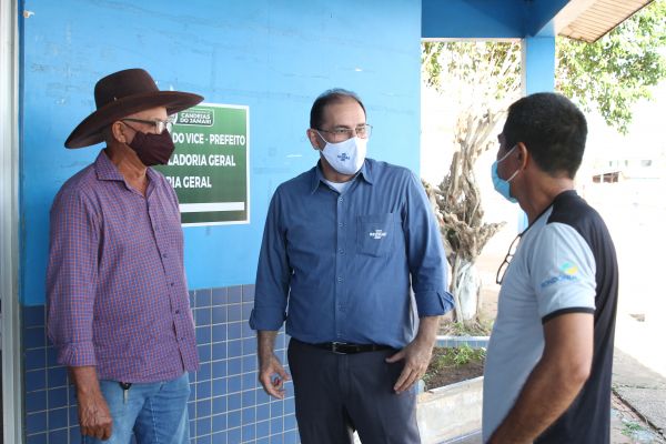 Vice-Prefeito recebe visita do Superintendente do Sebrae, Daniel Pereira