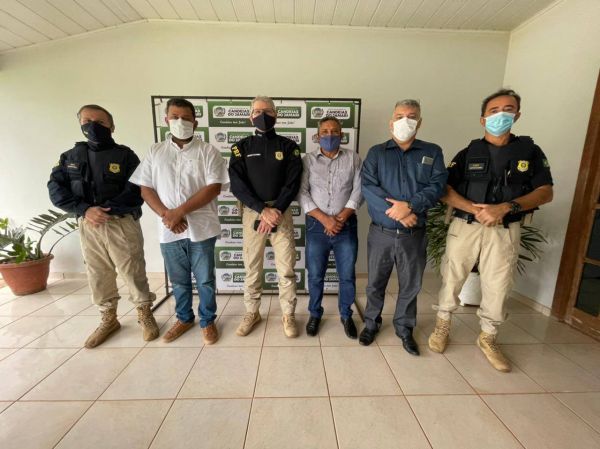 Prefeito recebe visita do Superintendente da PRF em Rondônia