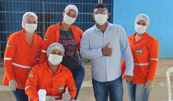 Testagem em Massa para detecção da Covid-19 em Candeias.
