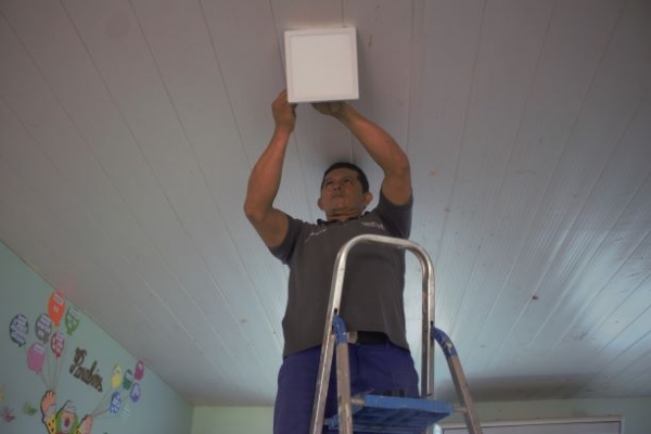 Escola Dom João investe na iluminação de Led