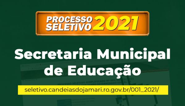 Educação faz processo seletivo para contratação temporária