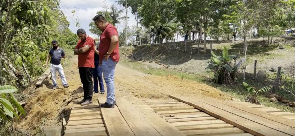 SEMOB trabalha na recuperação de pontes na Linha 64 e Linha 3