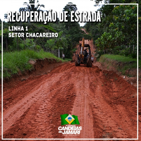 Prefeitura faz recuperação da Linha 01