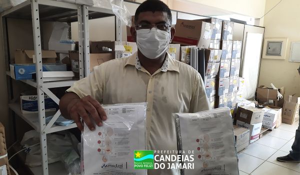 500 unidades de testes Swab adquirido pela prefeitura para testagem da COVID-19