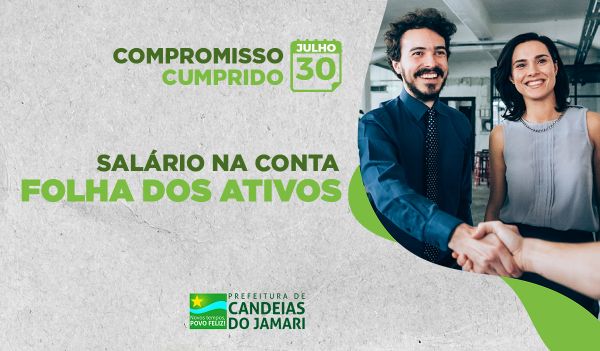Salário na Conta dos Servidores