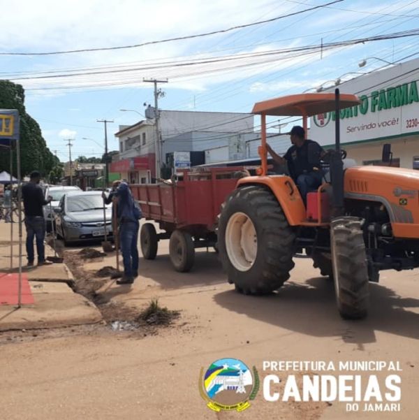 Serviço de limpeza continua na cidade
