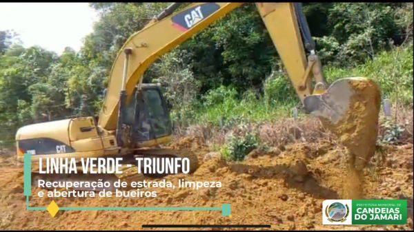 SEMINF EM AÇÃO - Recuperação da estrada da Linha Verde em Triunfo